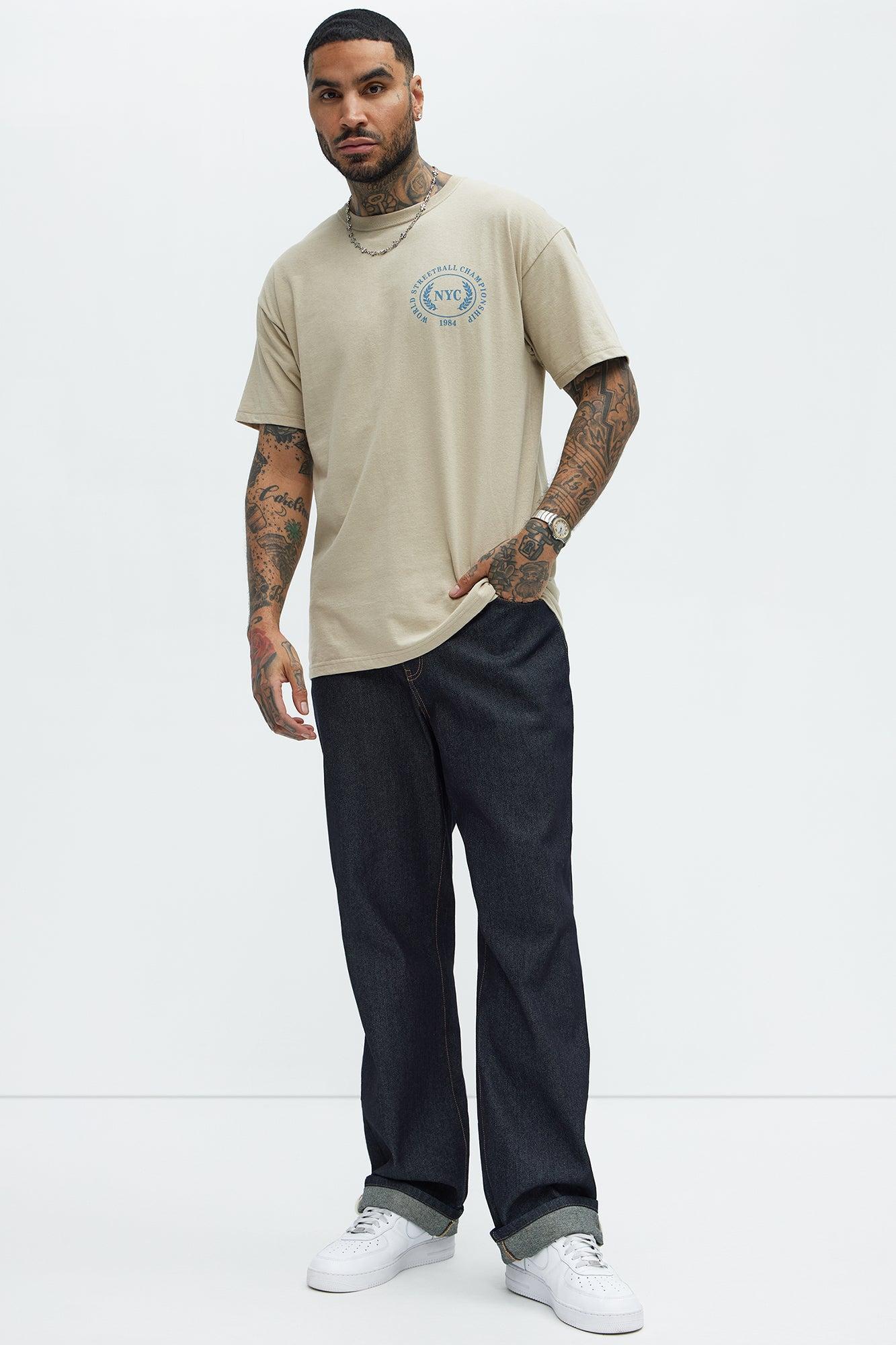 Brooklyn World Streetball 1984 Short Sleeve Tee - Sand Product Image