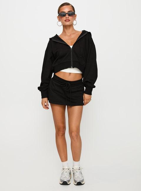 Revive Zip Through Hoodie Black Product Image