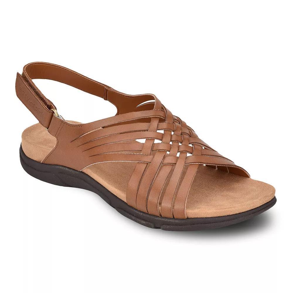 Easy Spirit Mar Womens Leather Slingback Sandals Red Product Image