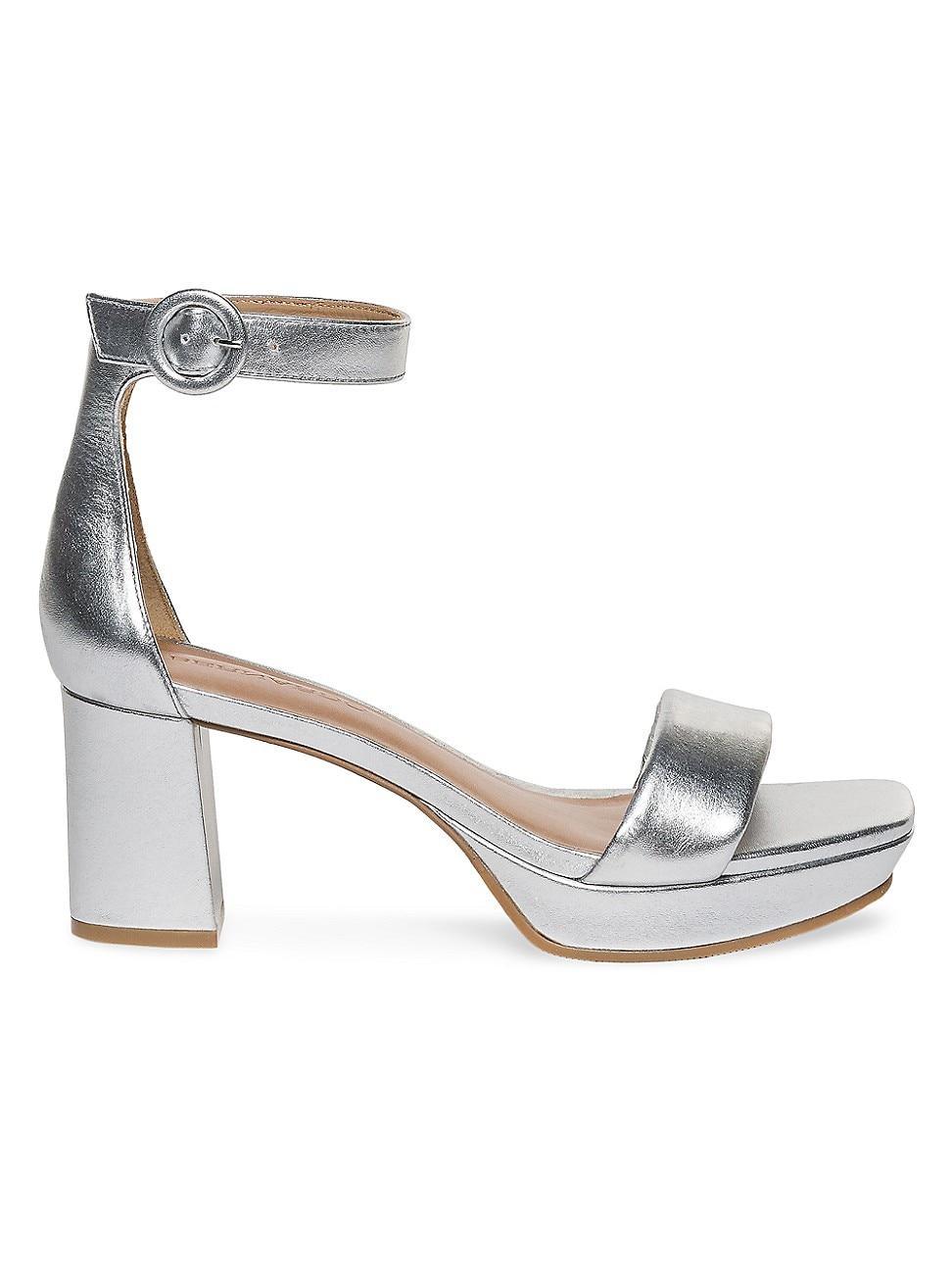 Womens Carla Leather Platform Sandals Product Image