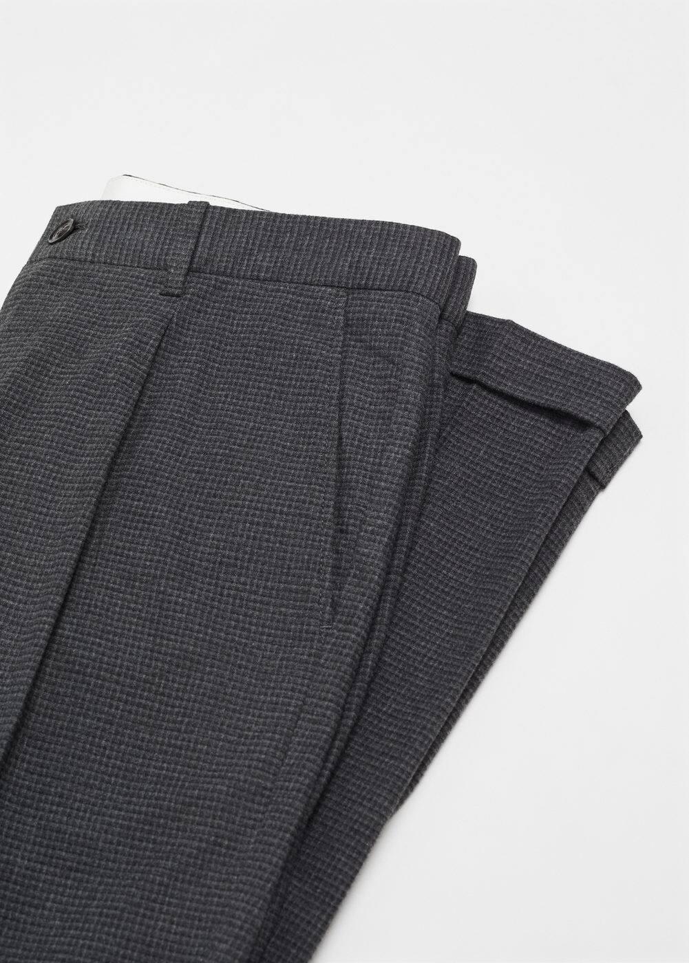 Mango Mens Slim-Fit Cotton Pants Product Image