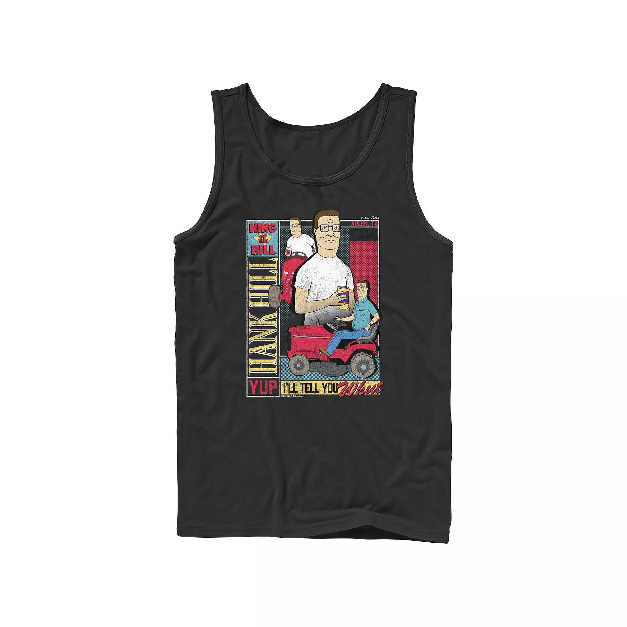 Men's King Of The Hill I'll Tell You What Graphic Tank, Size: XL, Black Product Image