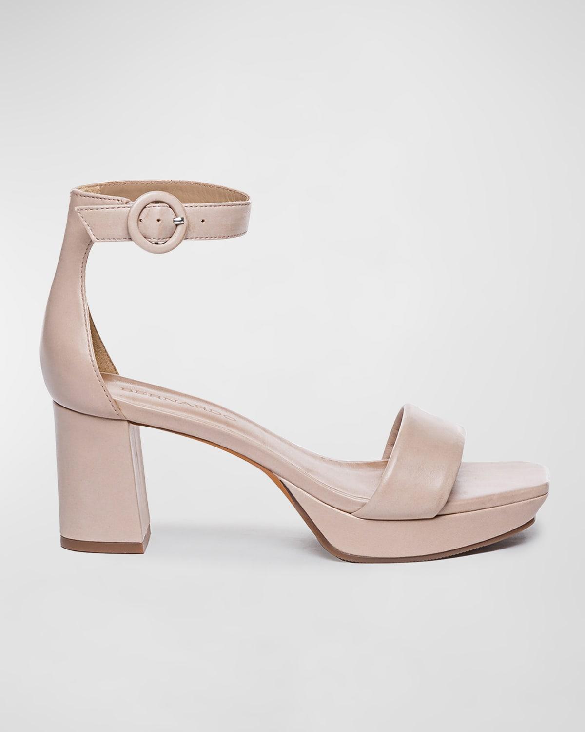 Womens Carla Leather Platform Sandals Product Image