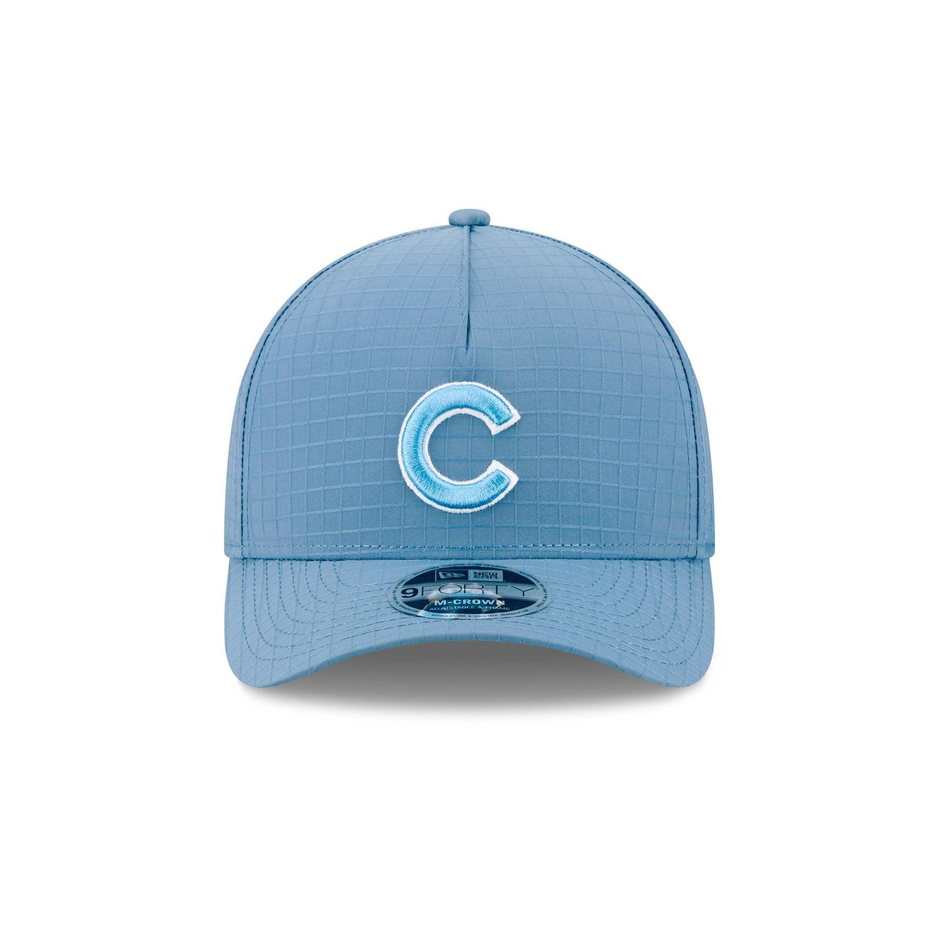 Chicago Cubs Blue Ripstop 9FORTY M-Crown A-Frame Snapback Hat Male Product Image