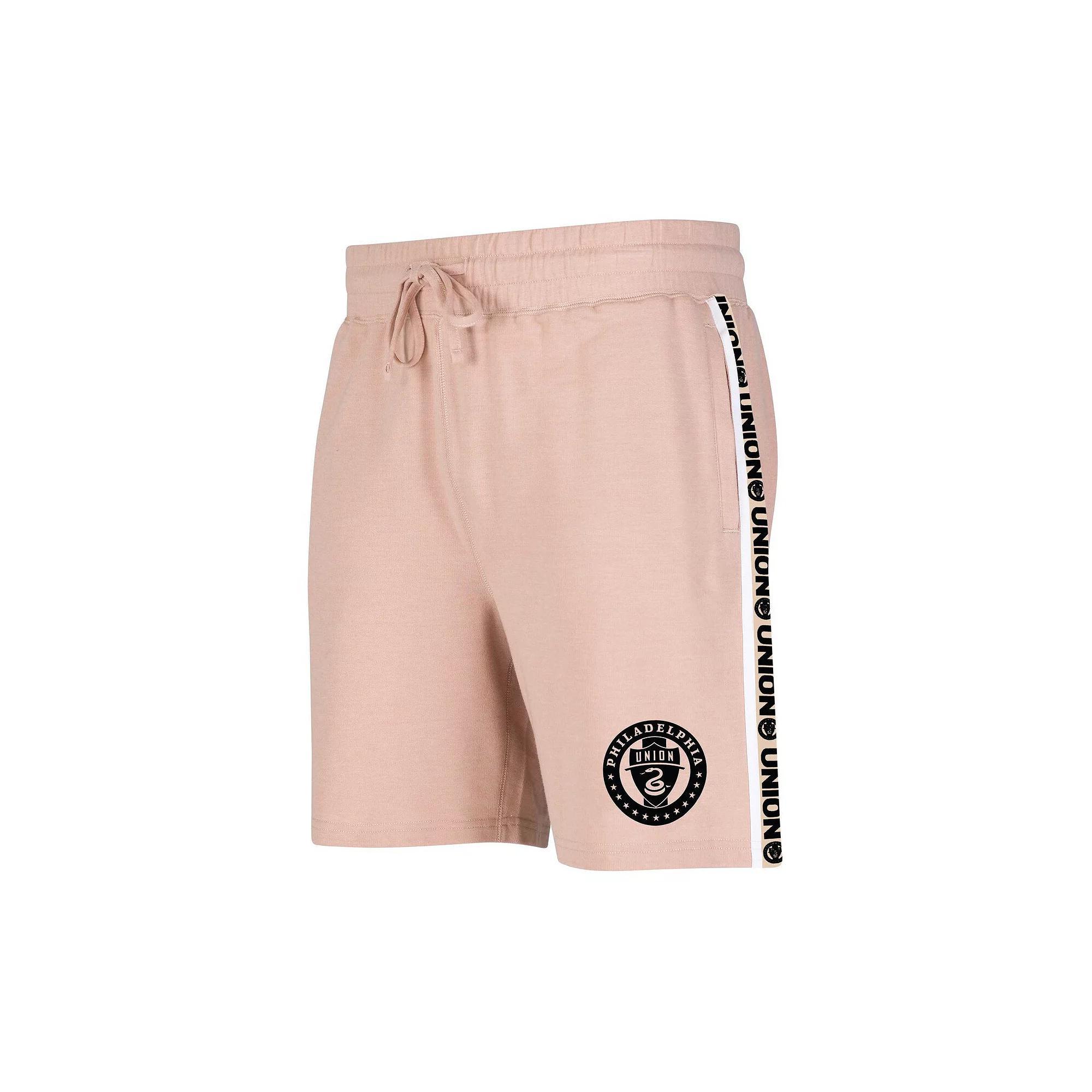 Men's Concepts Sport  Tan Philadelphia Union Team Stripe Shorts, Size: XL, Uni Team Product Image