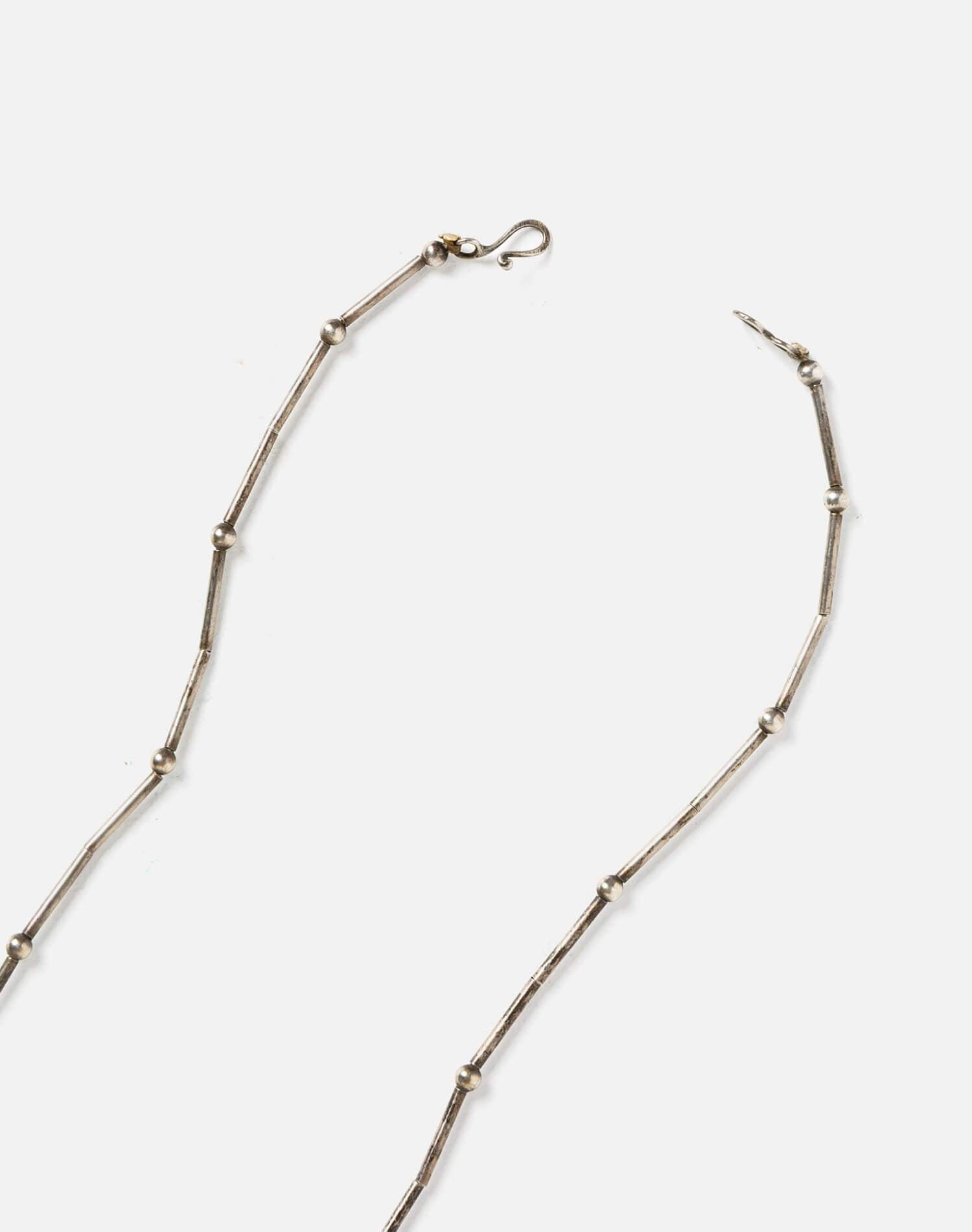 60s Liquid Silver Turquoise Choker Female Product Image