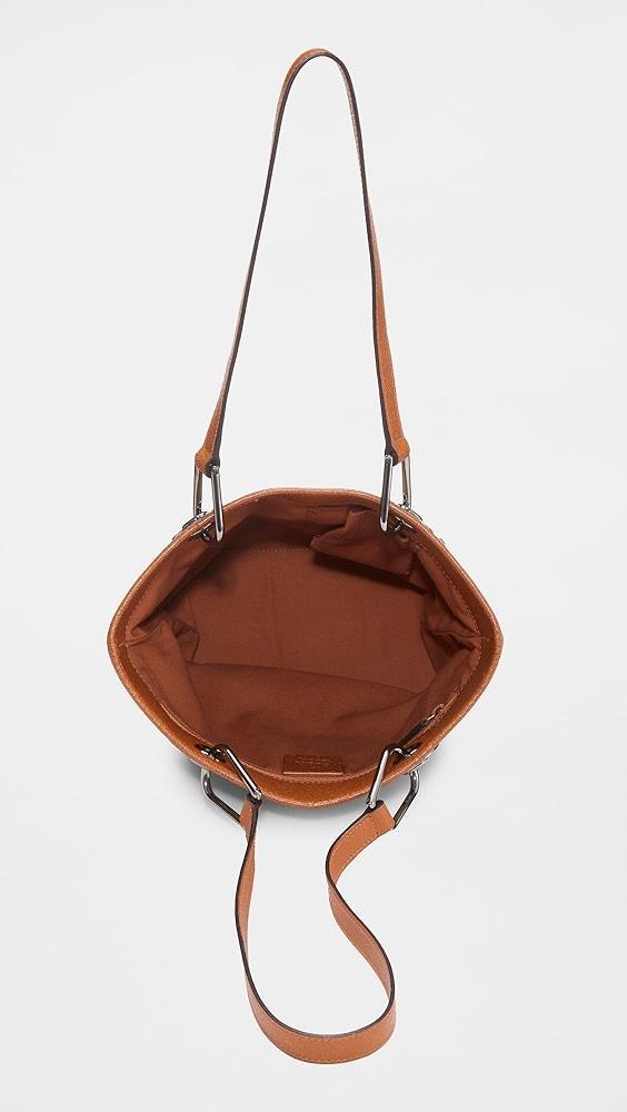 What Goes Around Comes Around Gucci Brown Canvas Eclipse Small Bucket Bag | Shopbop Product Image