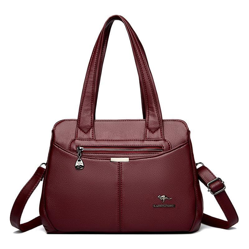 Faux Leather Tote Bag Product Image