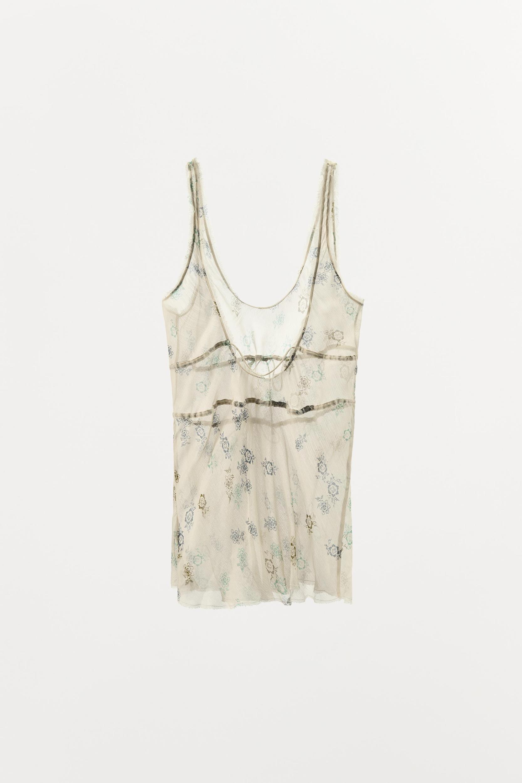 PRINTED TIED TOP Product Image