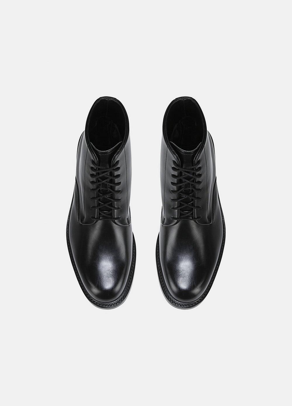 Mens Damian Leather Boot, Black, Size 11.5 Vince Product Image