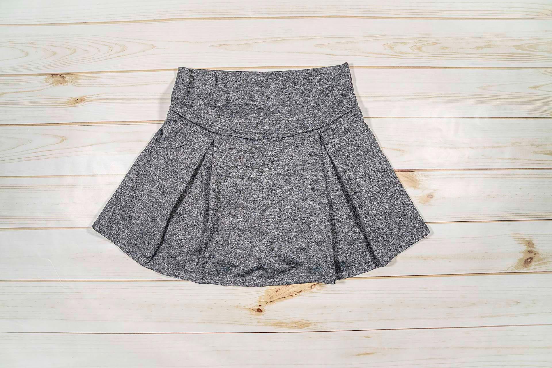 Women's High Waist Active Skirt with Built-in Shorts Product Image
