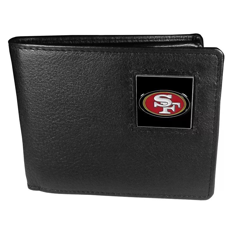 Men's San Francisco 49ers Bifold Wallet, Black Product Image
