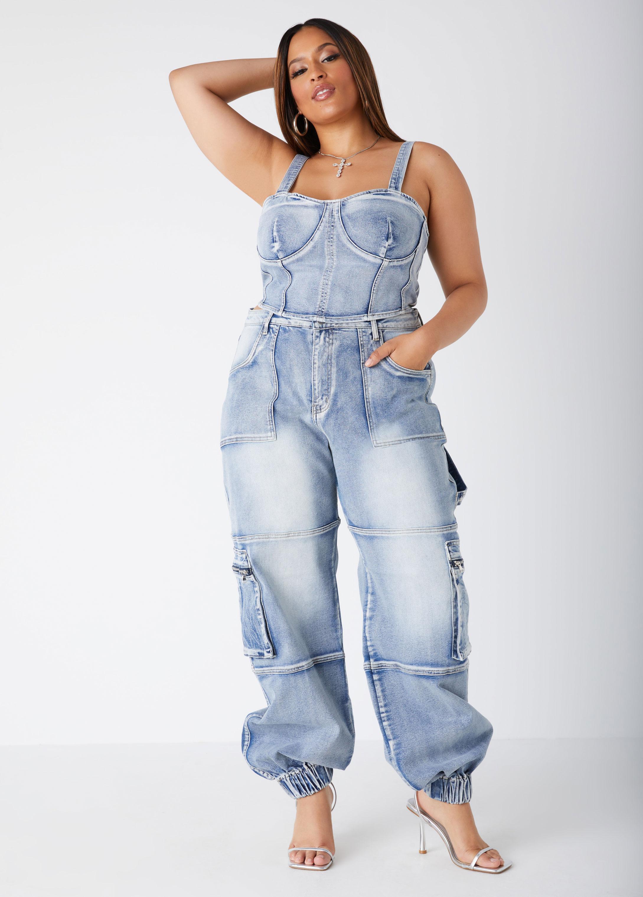 Cropped Denim Jacket Product Image