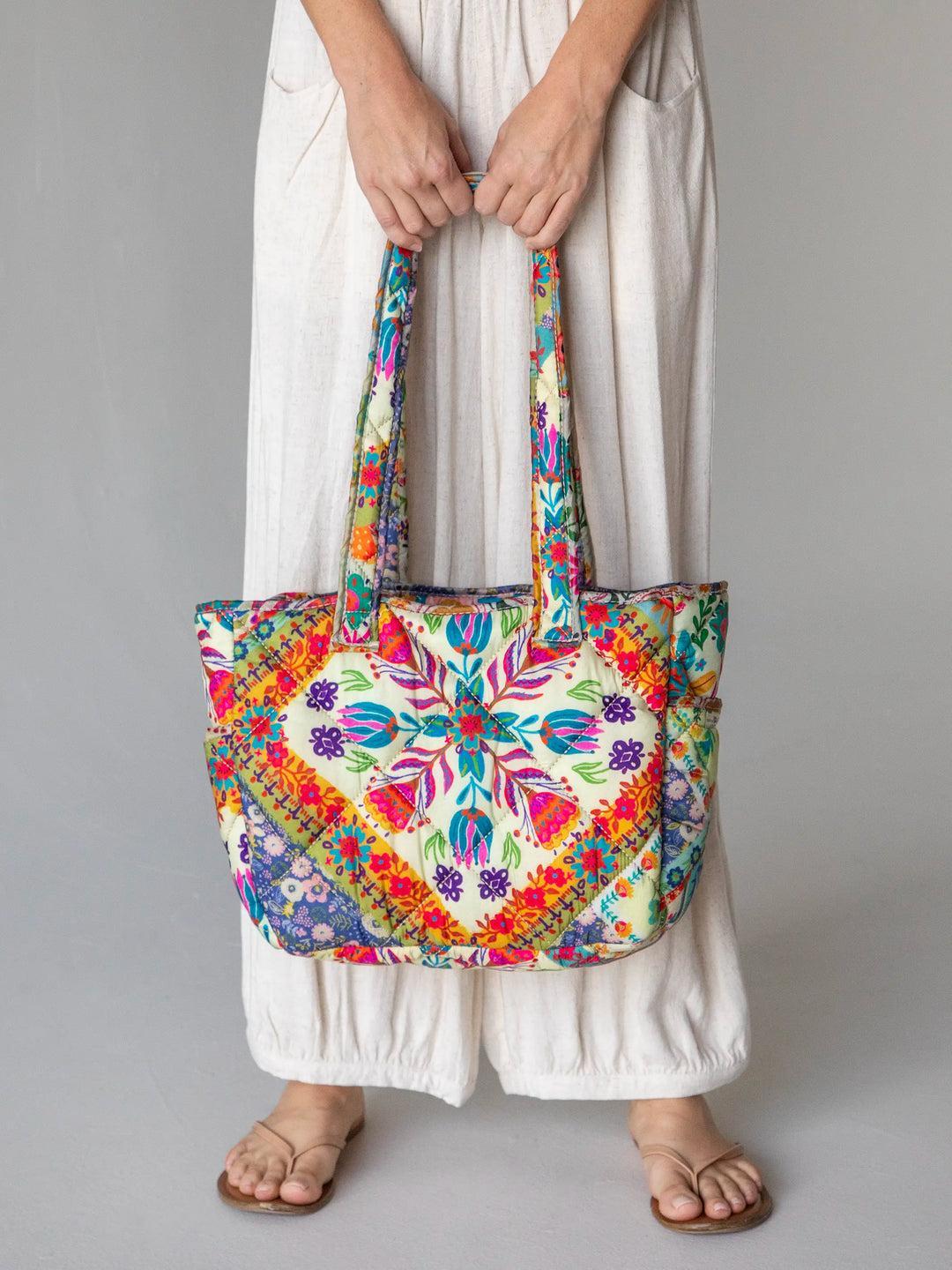 Reversible Puffy Tote Bag Product Image