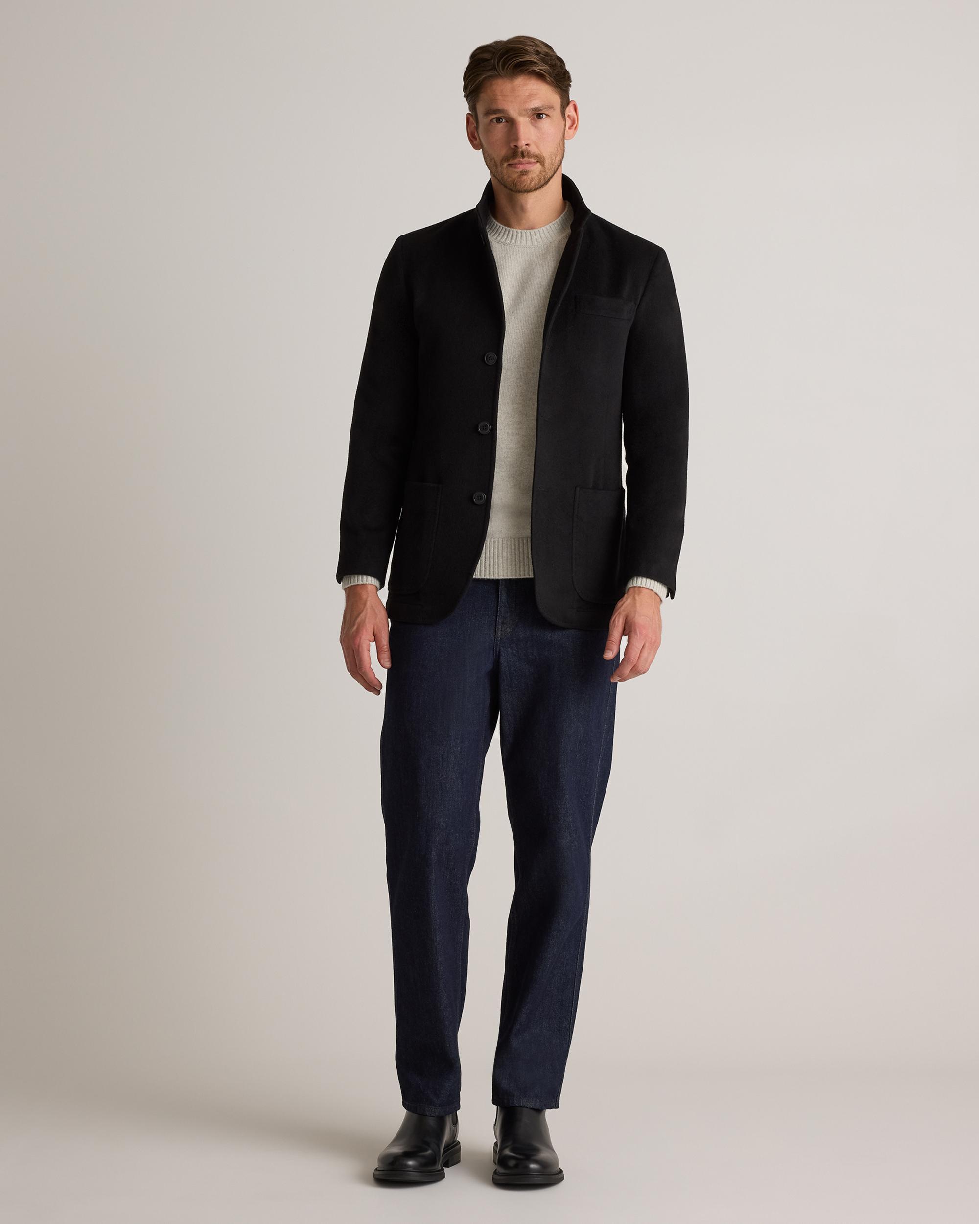 Quince | Men's 100% Mongolian Cashmere Stand Collar Blazer Product Image