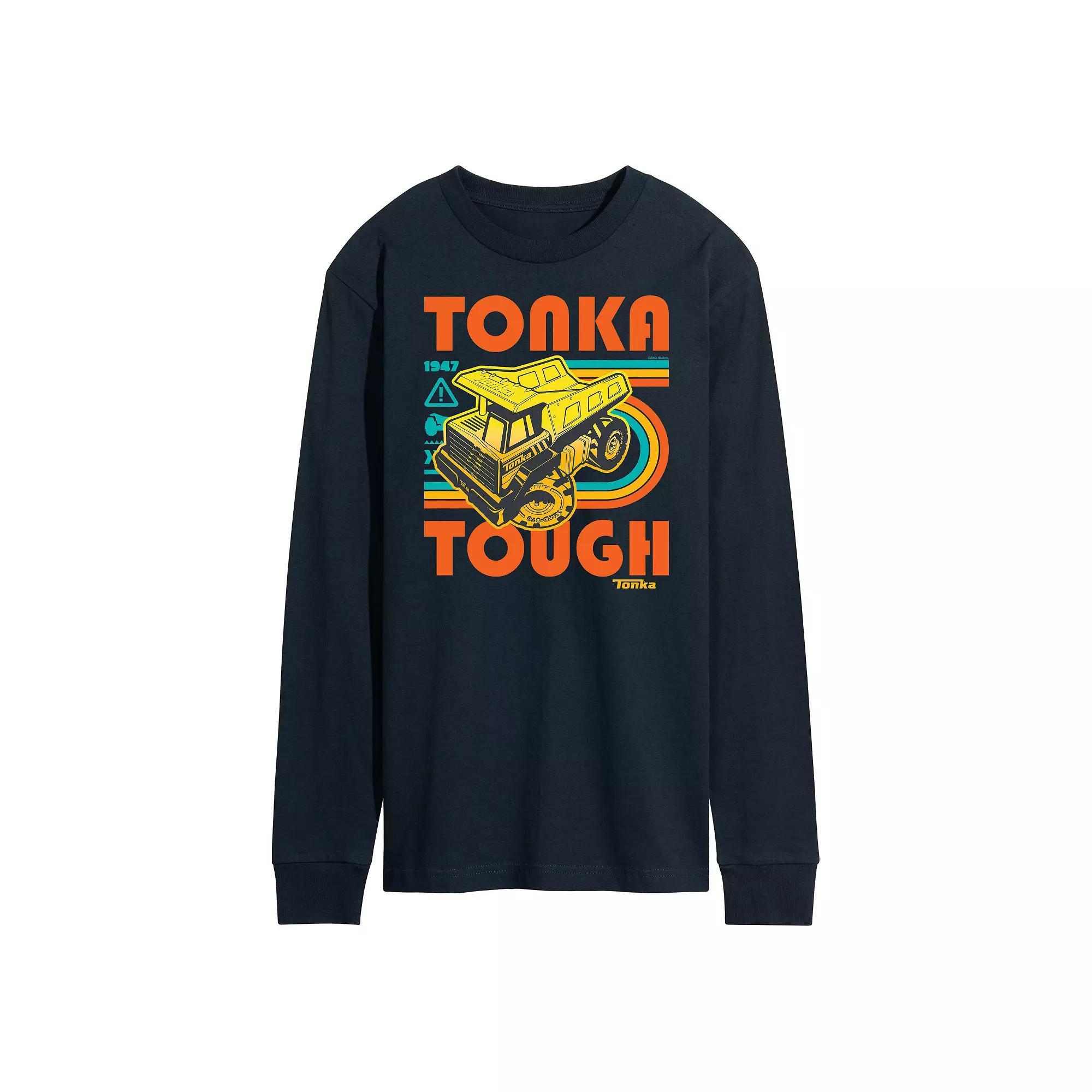 Mens Tonka Tough Long Sleeve Graphic Tee Blue Product Image