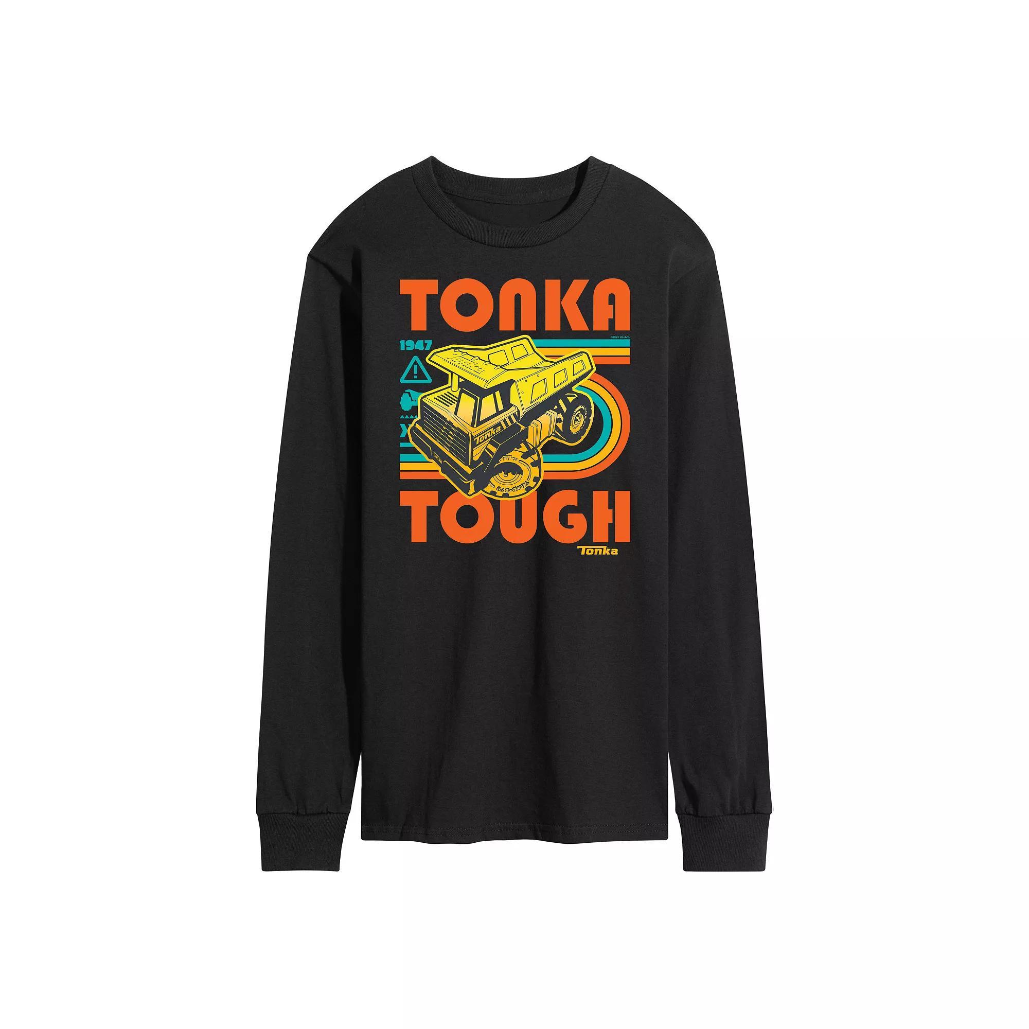 Mens Tonka Tough Long Sleeve Graphic Tee Blue Product Image