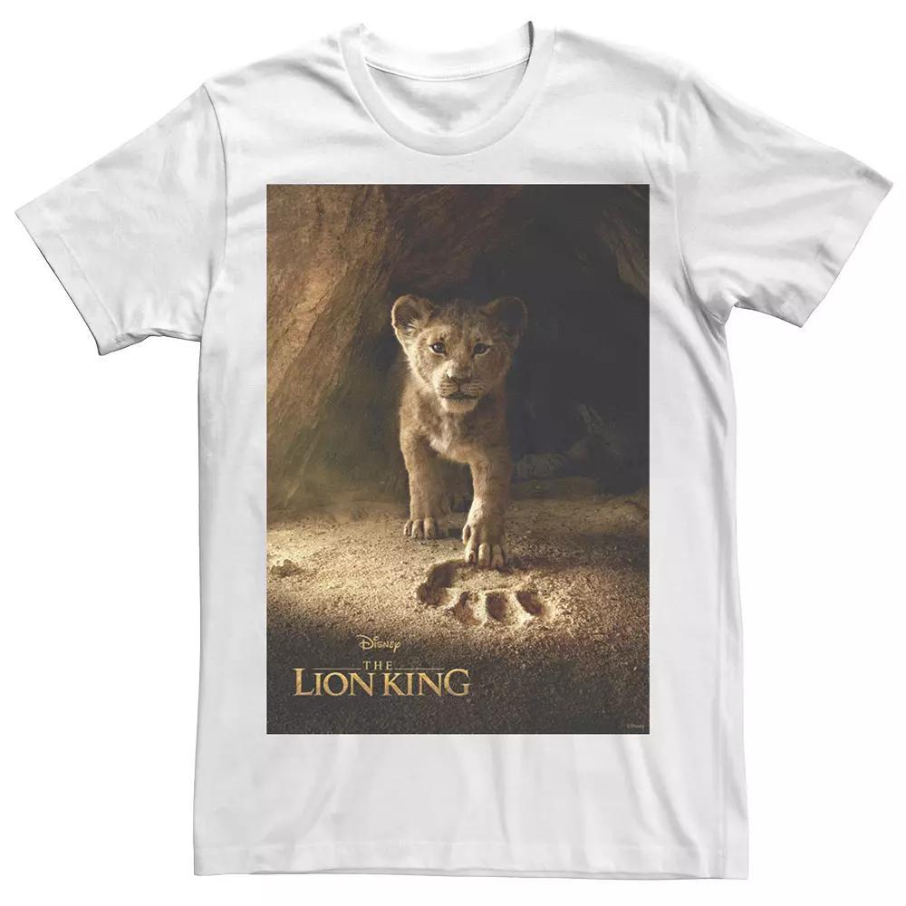 Disneys The Lion King Mens Simba Paw Live Action Movie Poster Tee Product Image