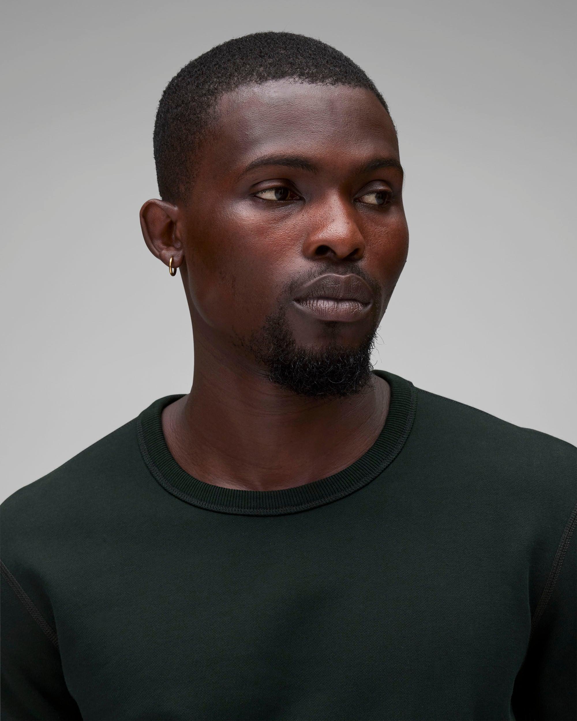 Midweight Terry Slim Crewneck Male Product Image