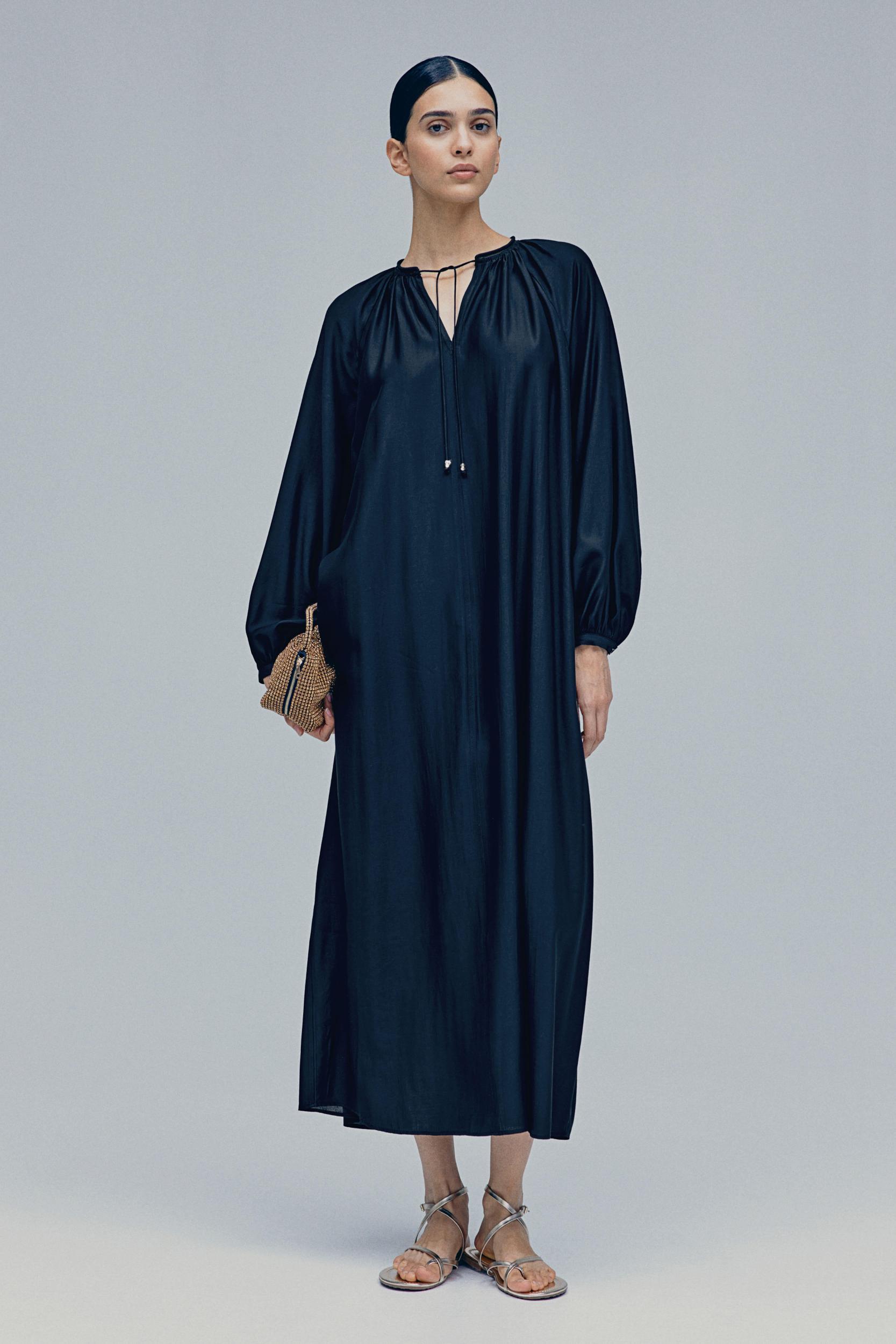 Balloon-Sleeved Dress Product Image