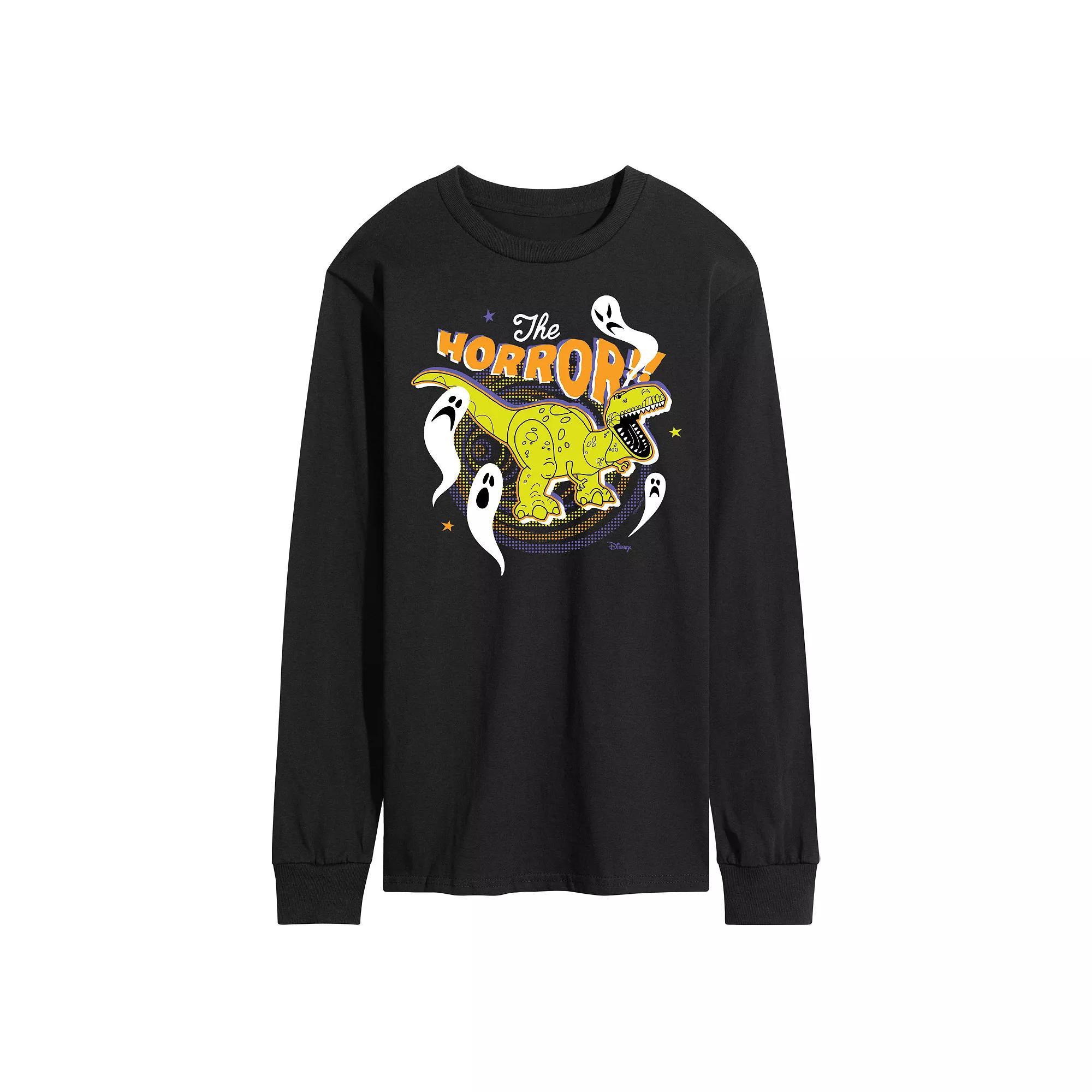 Disney/Pixars Toy Story Mens The Horror Rex Long Sleeve Graphic Tee Product Image