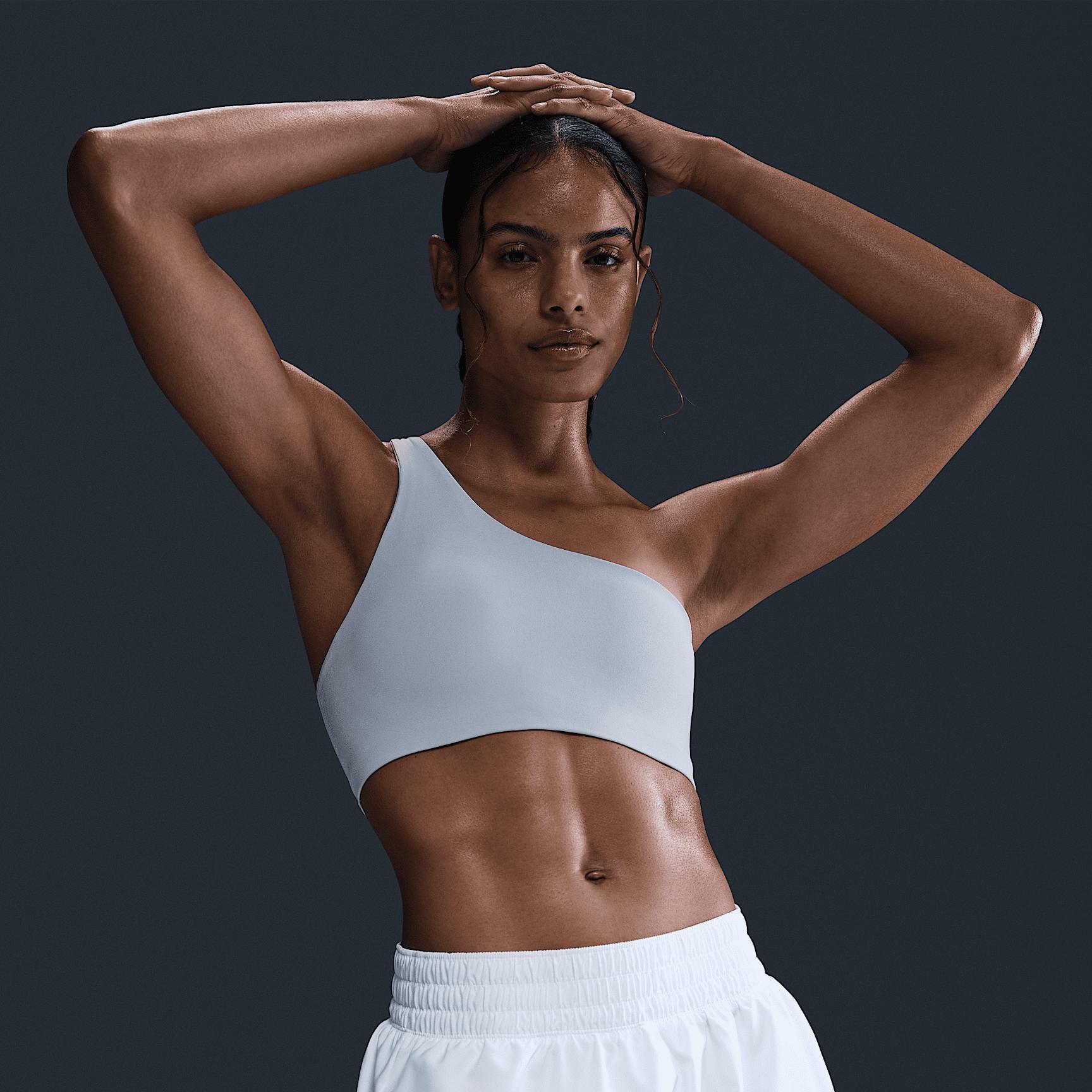 Nike Women's Zenvy Asymmetrical Light-Support Padded Sports Bra Product Image