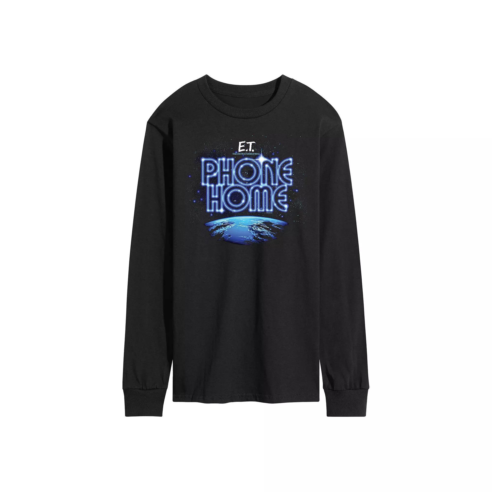 Mens ET Phone Home Long Sleeve Tee Product Image