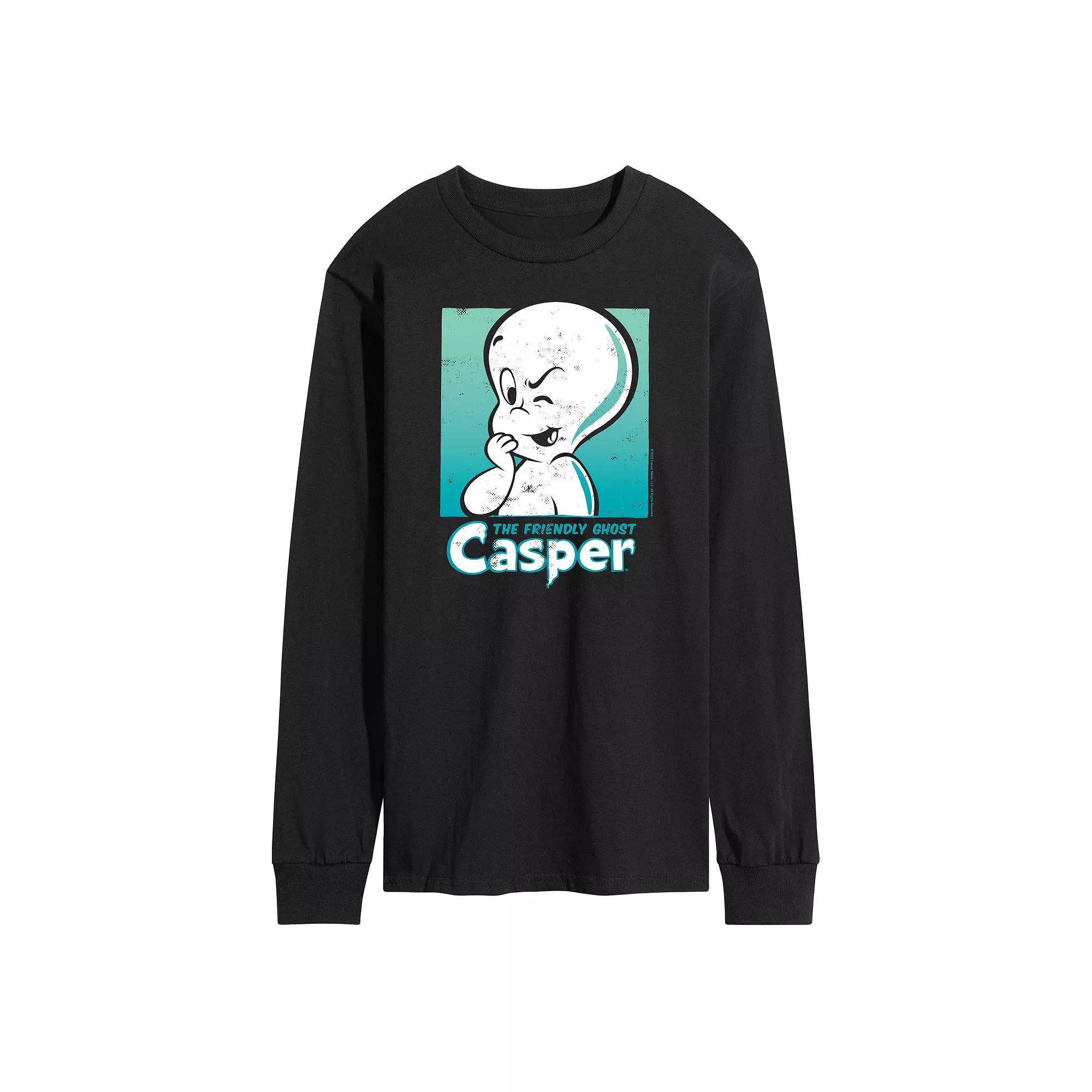 Mens Casper Comic Long Sleeve Tee Product Image