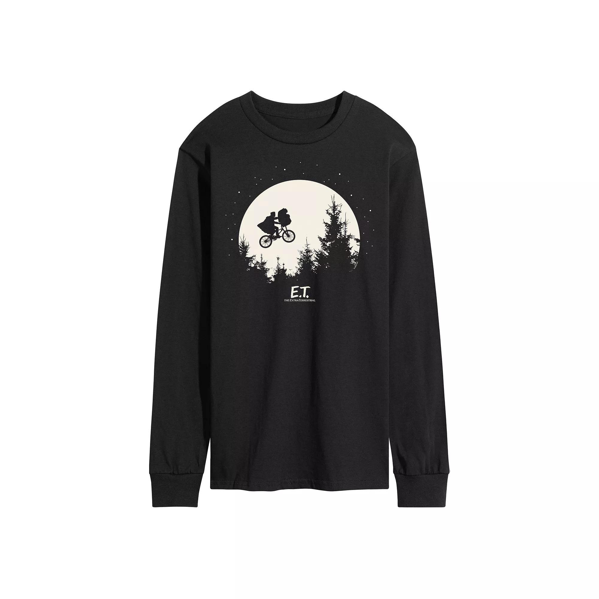 Mens ET Bike Moon Long Sleeve Tee Product Image