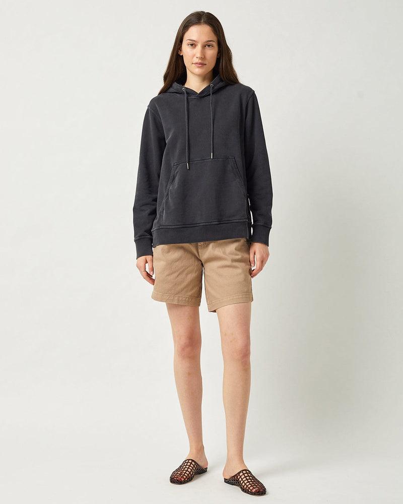 French Terry Crewneck - Washed Black Product Image