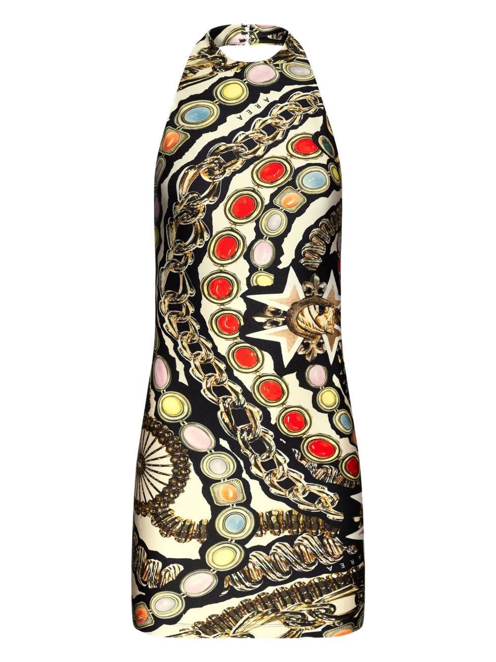 gemstone-print minidress Product Image