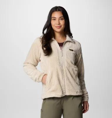 Women's Columbia Fire Side III Full Zip Jacket, Size: Large, Dark Grey Product Image