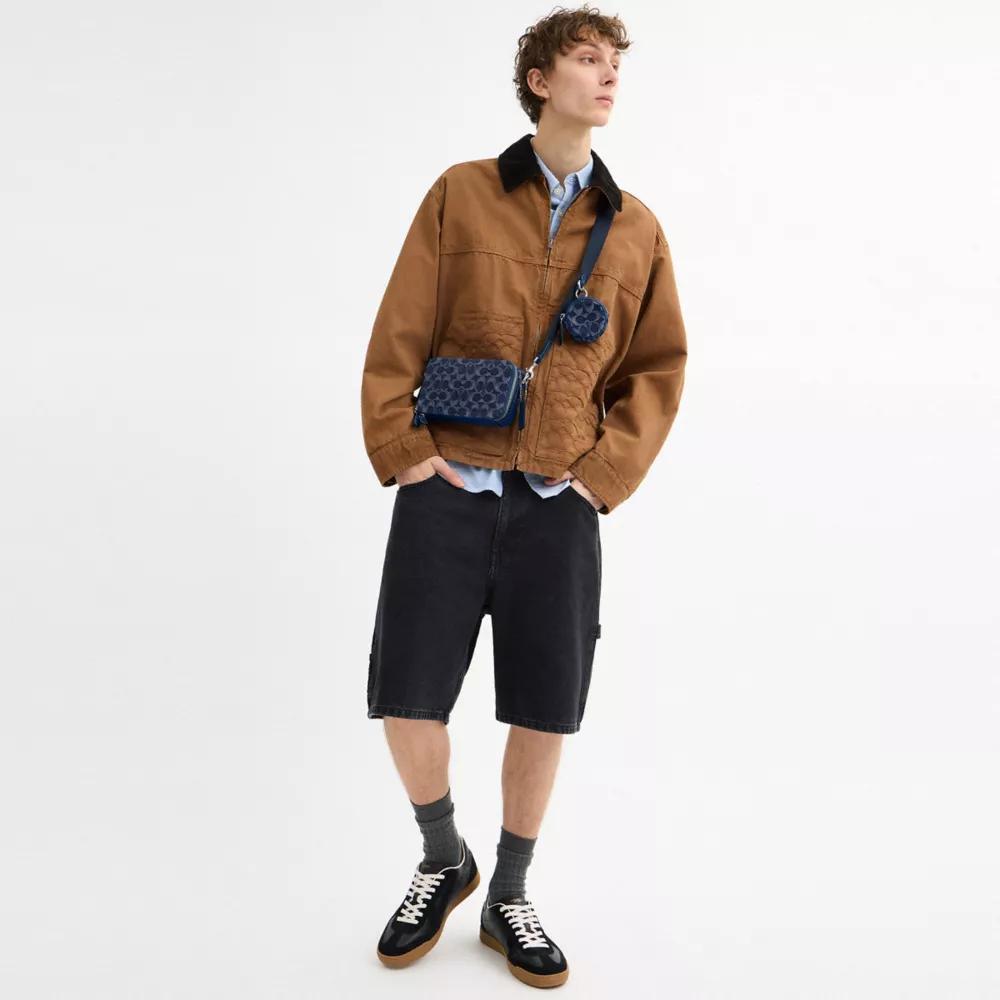 Charter Slim Crossbody Bag In Signature Denim Product Image
