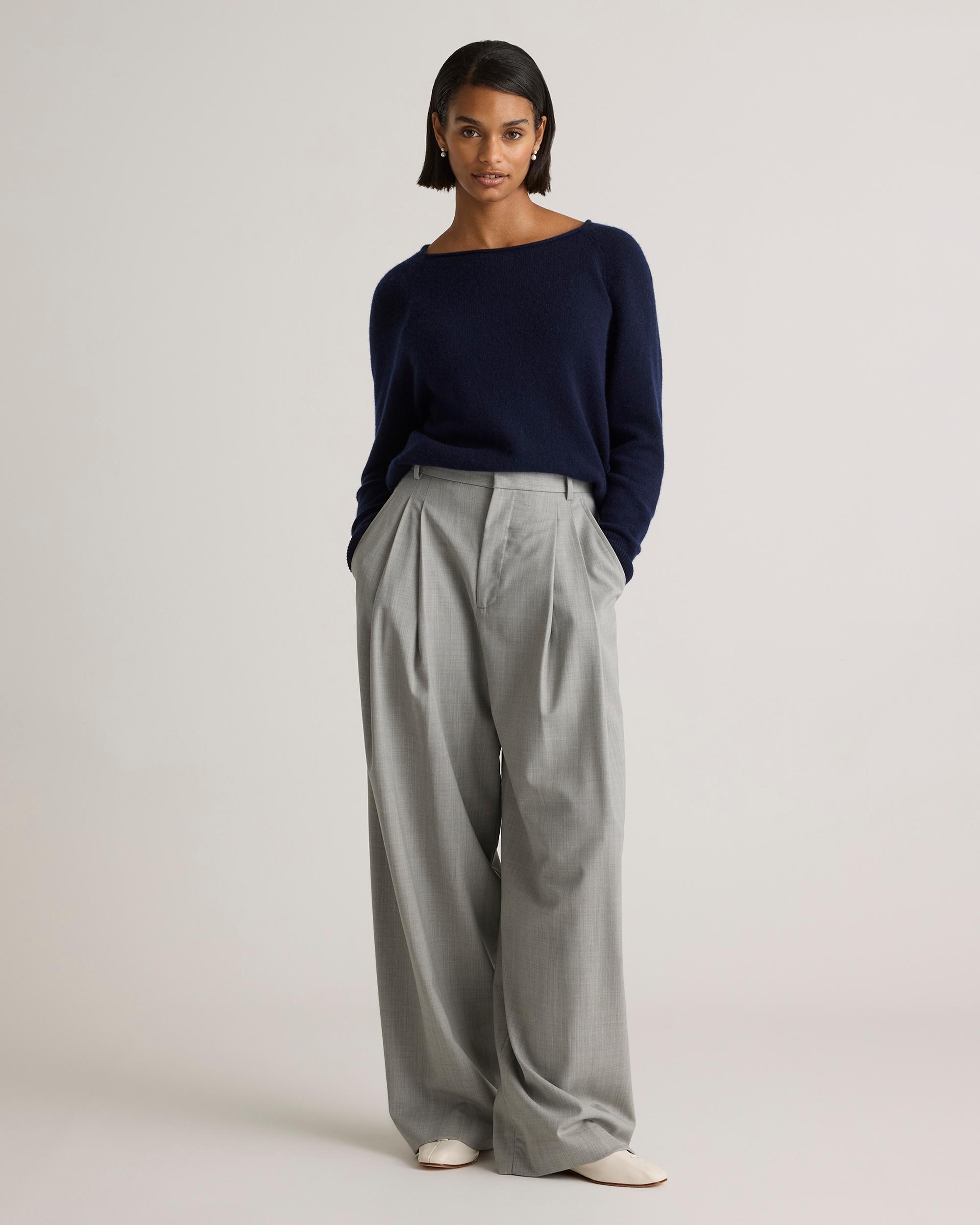Quince | Women's Mongolian Cashmere Boatneck Sweater Size XS Product Image