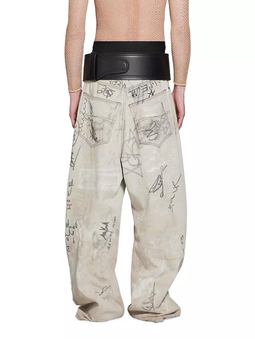 Graffiti Baggy Pants Product Image