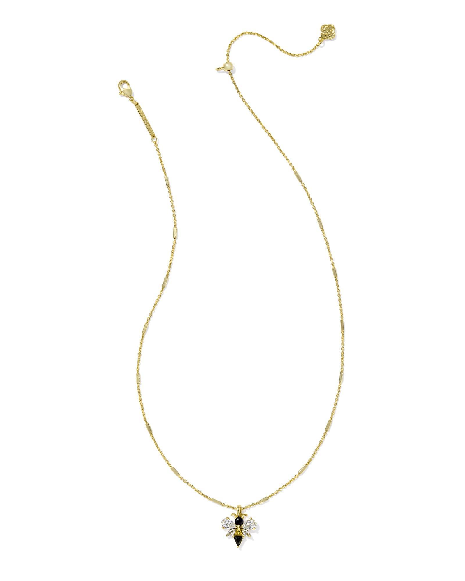 Bee Gold Short Pendant Necklace Product Image