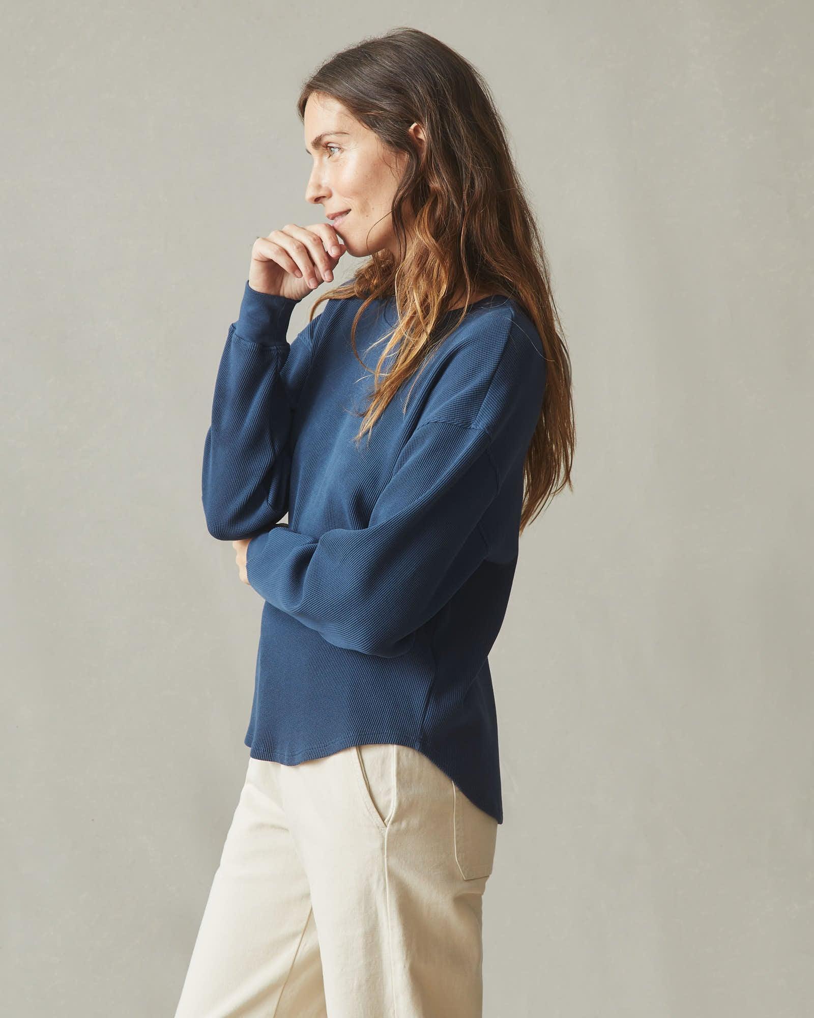 Women's Thermal Crew - Marine Navy Product Image
