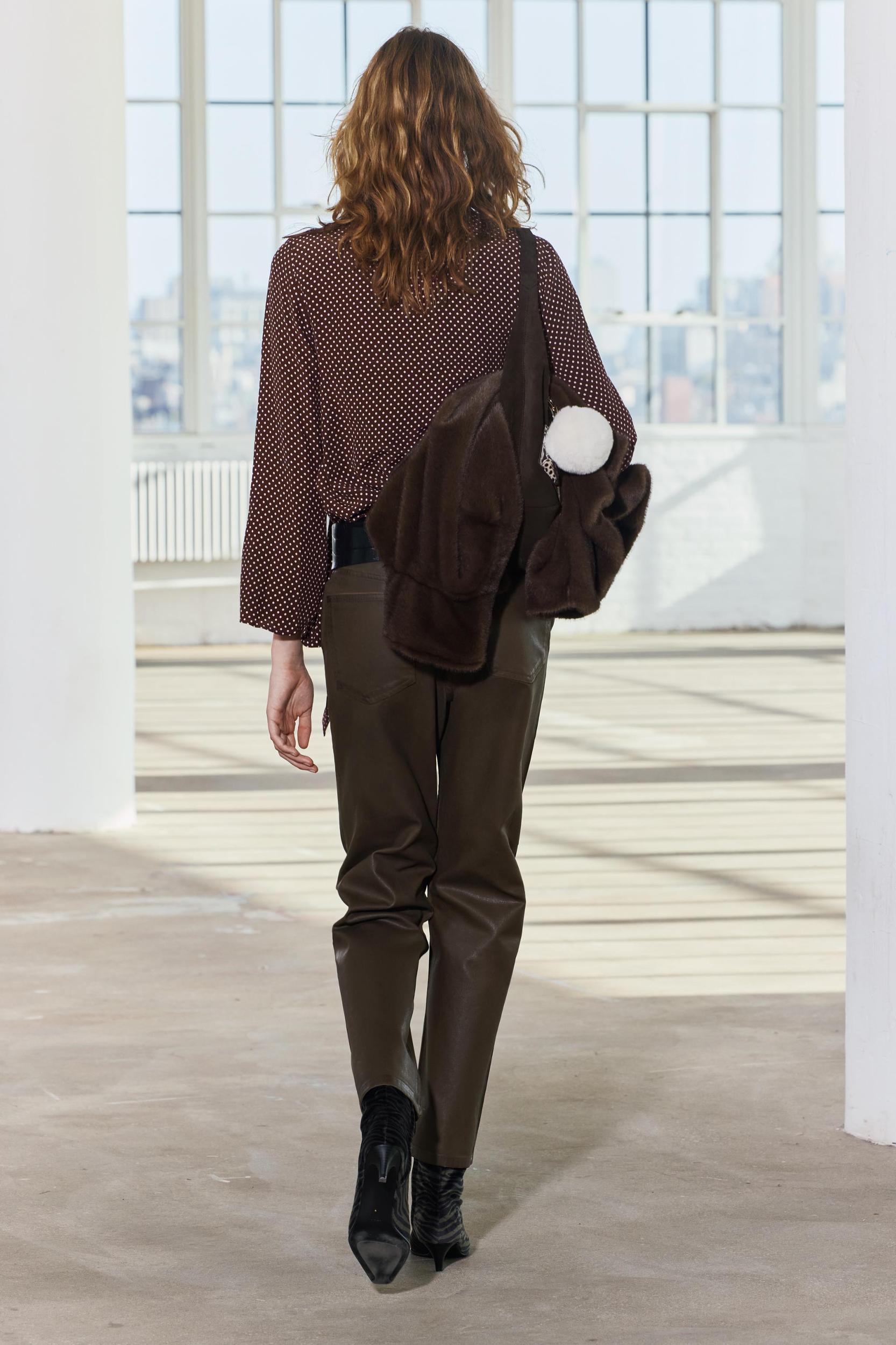 PRINTED TIE BLOUSE ZW COLLECTION Product Image