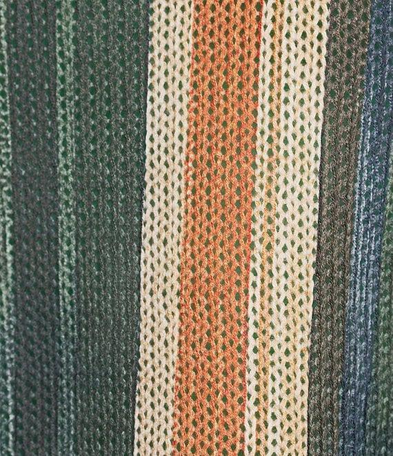 M Made in Italy Coordinating Stripe Printed Boat Neck Long Sleeve Knit Top Product Image