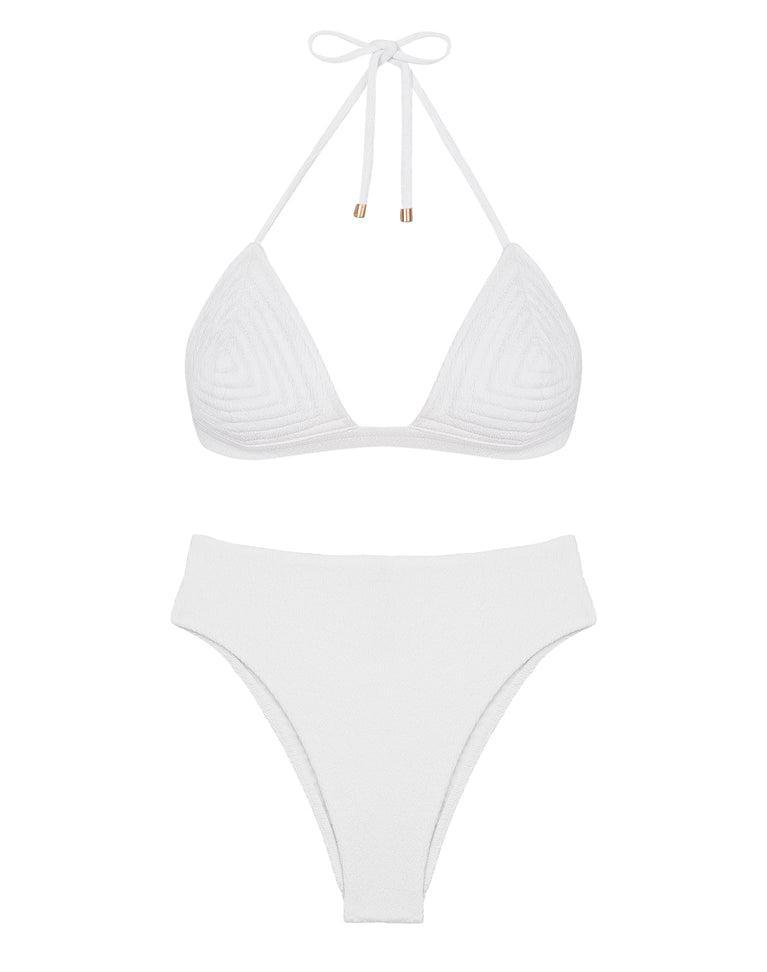Firenze Gigi Hot Pant Bottom - White Product Image