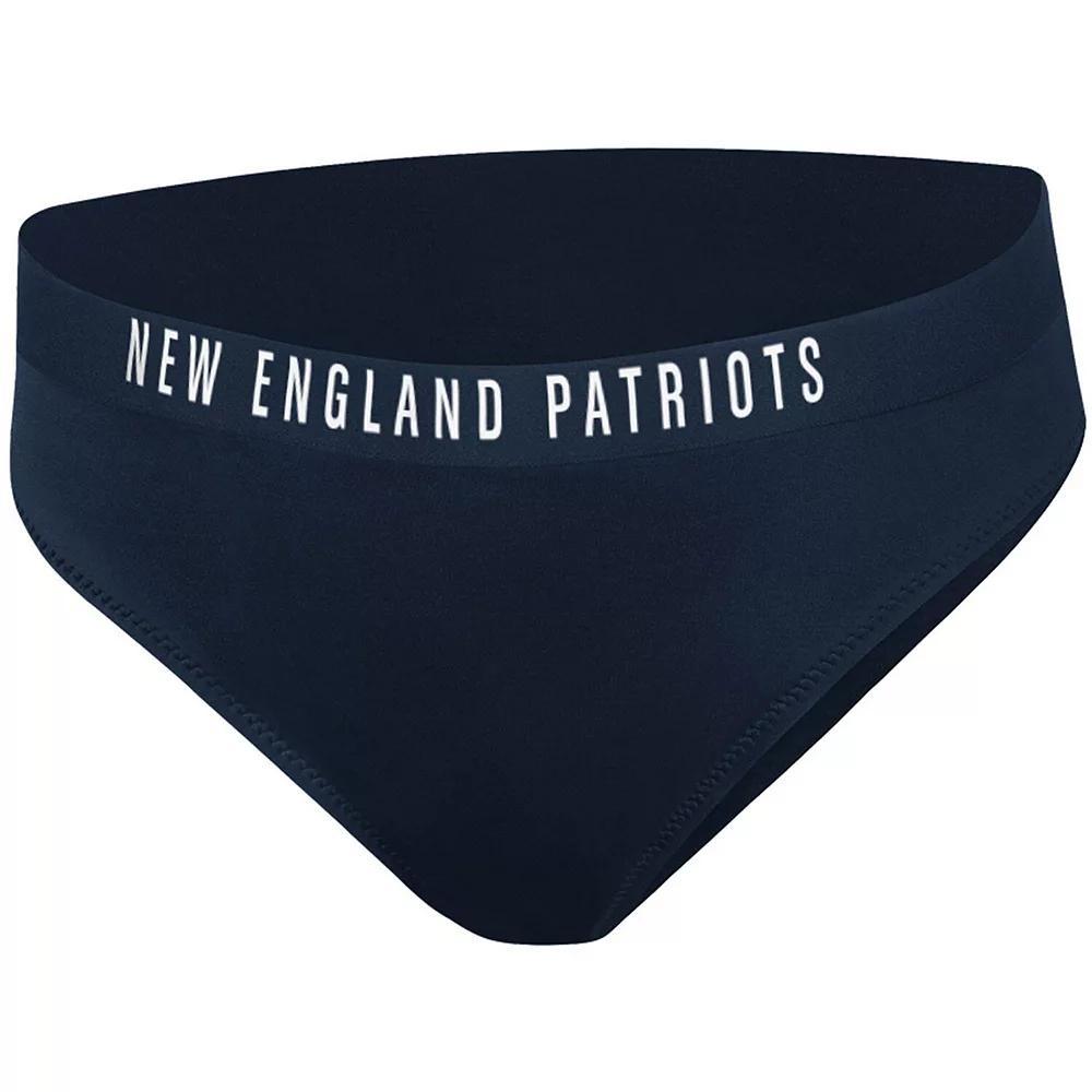 Women's G-III 4Her by Carl Banks Navy New England Patriots All-Star Bikini Bottom, Size: Small, Blue Product Image