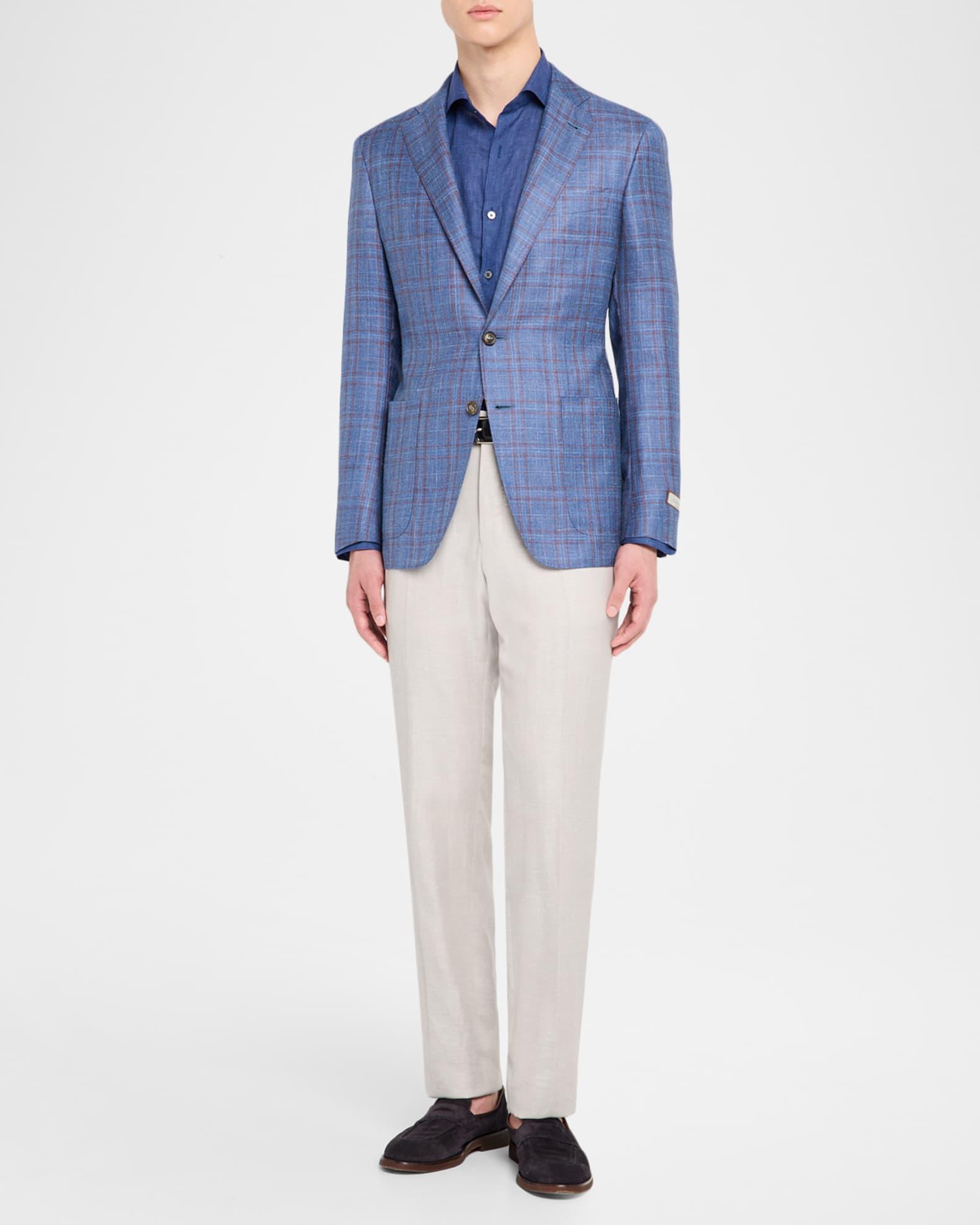 Men's Check Single-Breasted Sport Coat Product Image