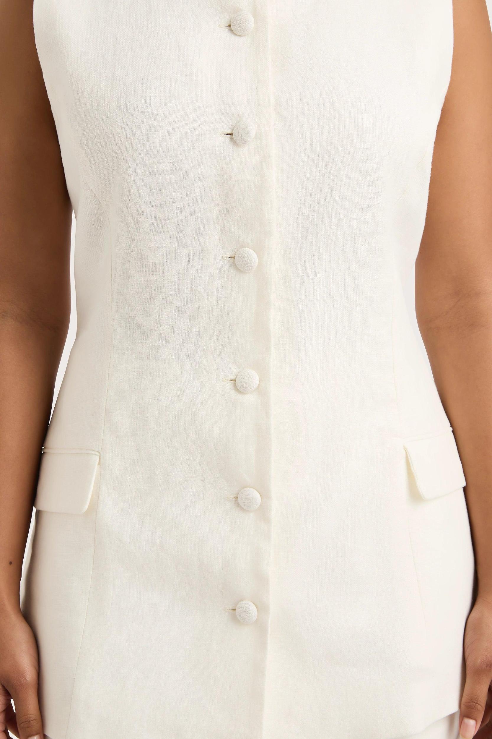 Jane Mini Skirt White Product Image