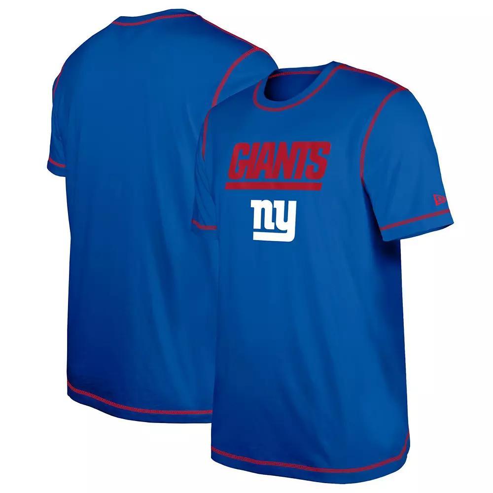 Men's New Era  Royal New York Giants Third Down Puff Print T-Shirt, Size: 2XL, Blue Product Image