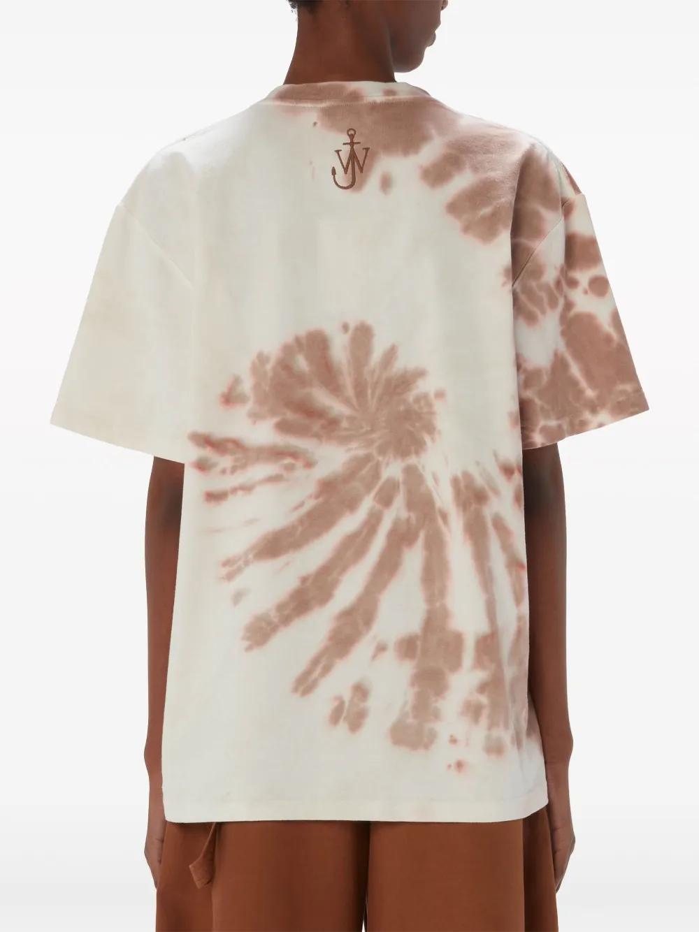 JW ANDERSON Cat-print Organic Cotton T-shirt In Neutrals Product Image