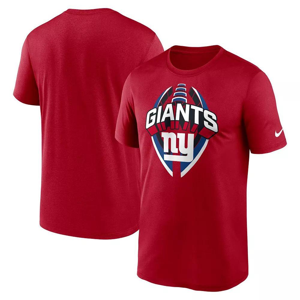 Men's Nike Red New York Giants Legend Icon Performance T-Shirt, Size: XL Product Image