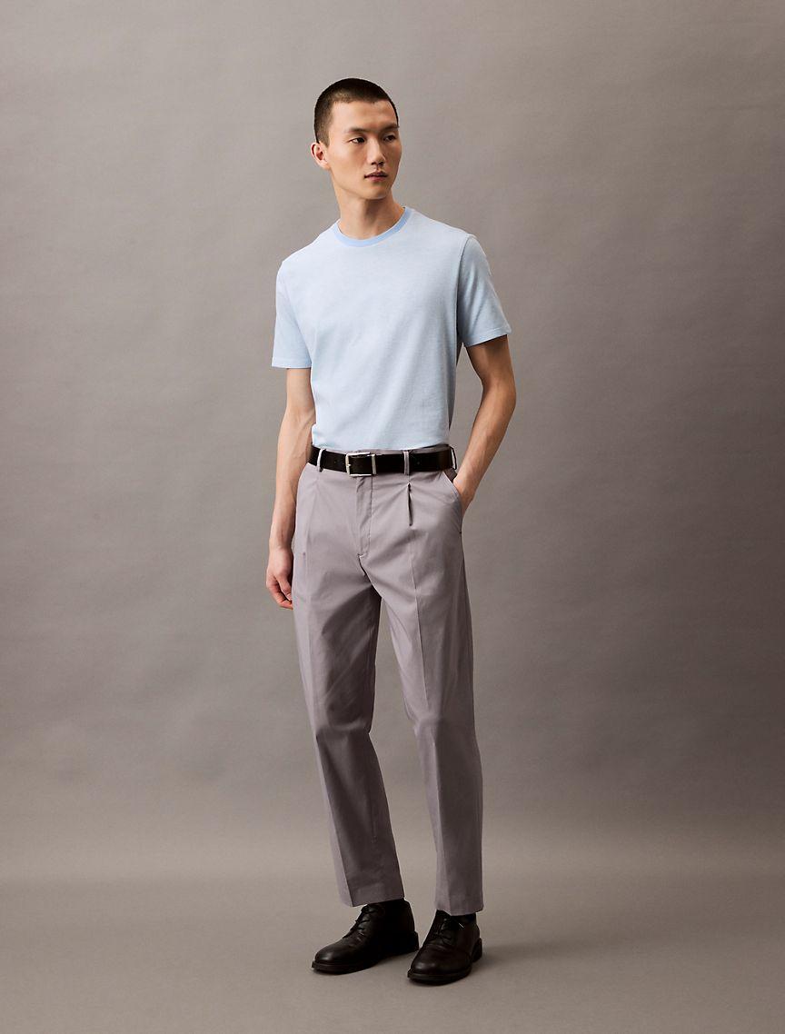 Calvin Klein Men's Cotton Blend Classic T-Shirt - Blue - XL Product Image