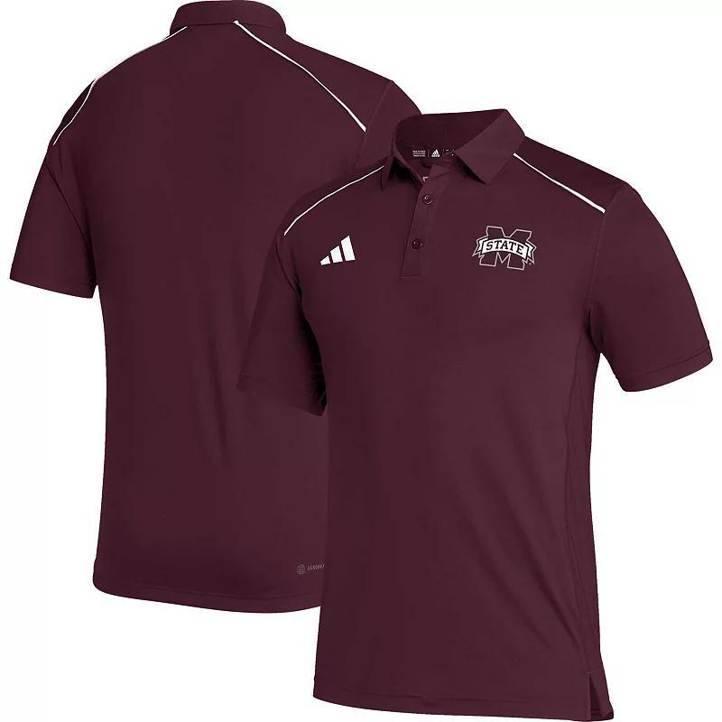 Men's adidas Royal Kansas Jayhawks Coaches AEROREADY Polo, Size: 2XL, Blue Product Image