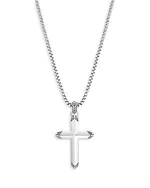John Hardy Sterling Silver Classic Chain Cross Pendant Necklace, 26 Product Image