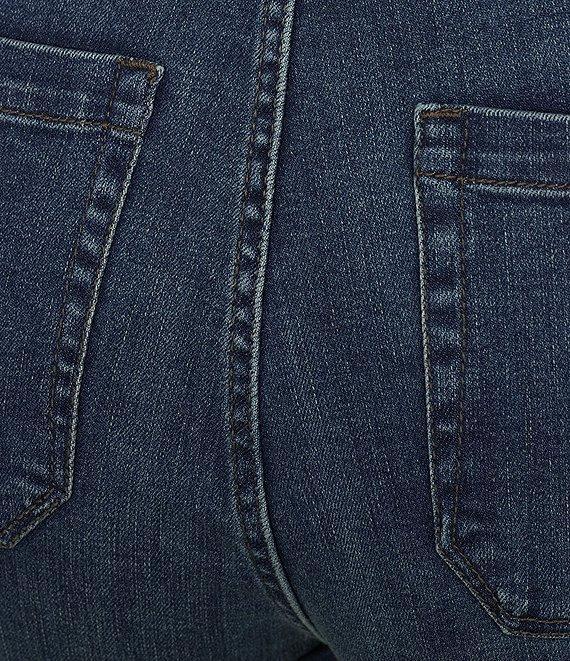 Westbound Plus Size the HIGH RISE fit Crop Pull-On Denim Jeans Product Image